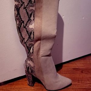 Veran Color Blocked Heeled Boot